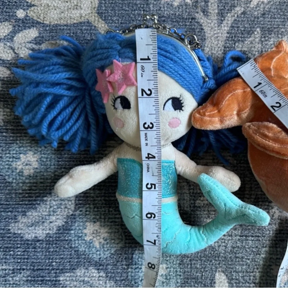 Gymboree Blue Mermaid Plush Bag